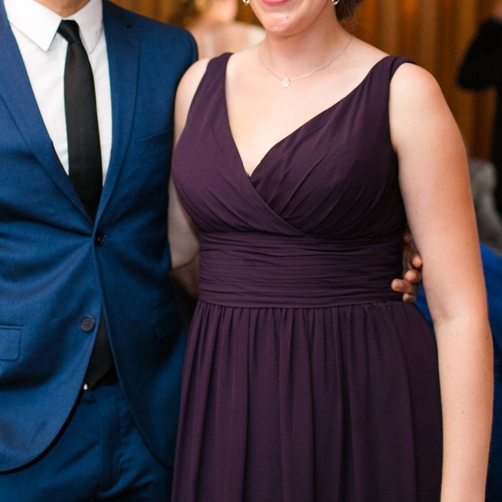 Bill Levkoff Bridesmaid Dress (Plum)